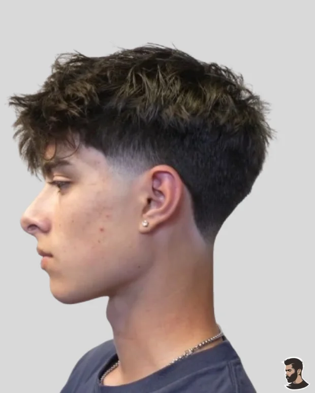 How to Maintain a Low Taper Fade Textured Fringe Haircut: Tips and Tricks 3 Low Taper Fade Textured Fringe Haircut image 2