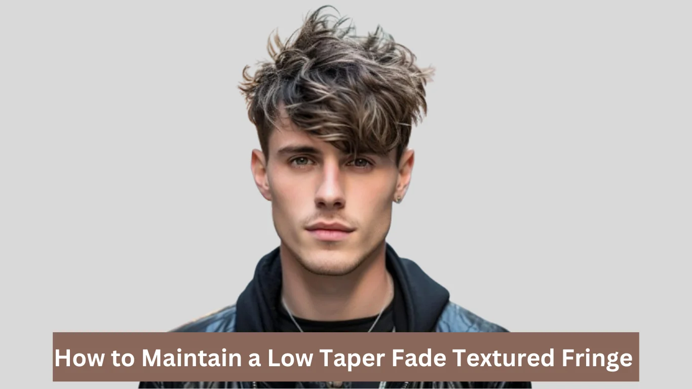 How to Maintain a Low Taper Fade Textured Fringe Haircut: Tips and Tricks 1 Low Taper Fade Textured Fringe Haircut Guide
